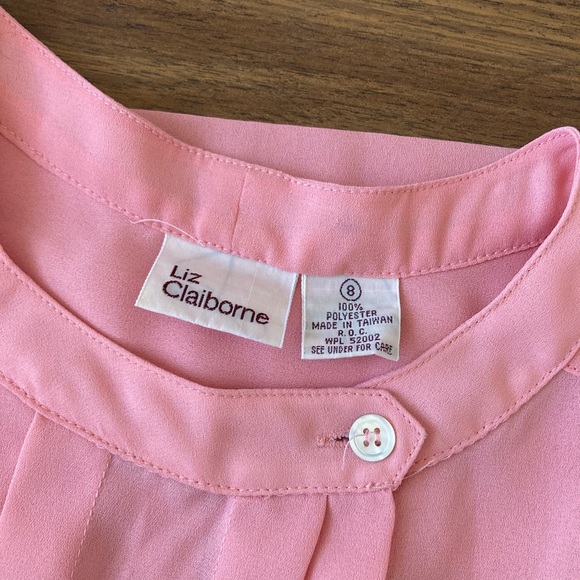 Liz Claiborne pink blouse - Picture 3 of 5